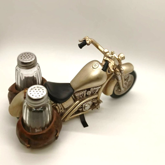 Salt & Pepper Motorcycle Holder - New in Box - Picture 7 of 13